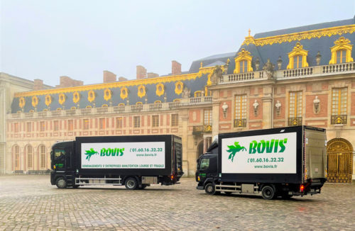Transport d'oeuvres d'art à Versailles
