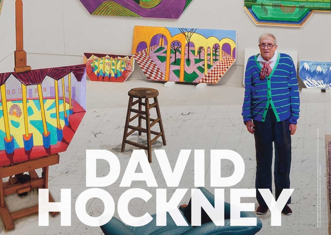Affiche de l'exposition David Hockney à Aix en Provence