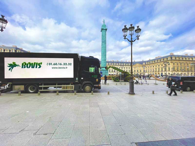 Transport d'oeuvres d'art Place Vendôme à Paris