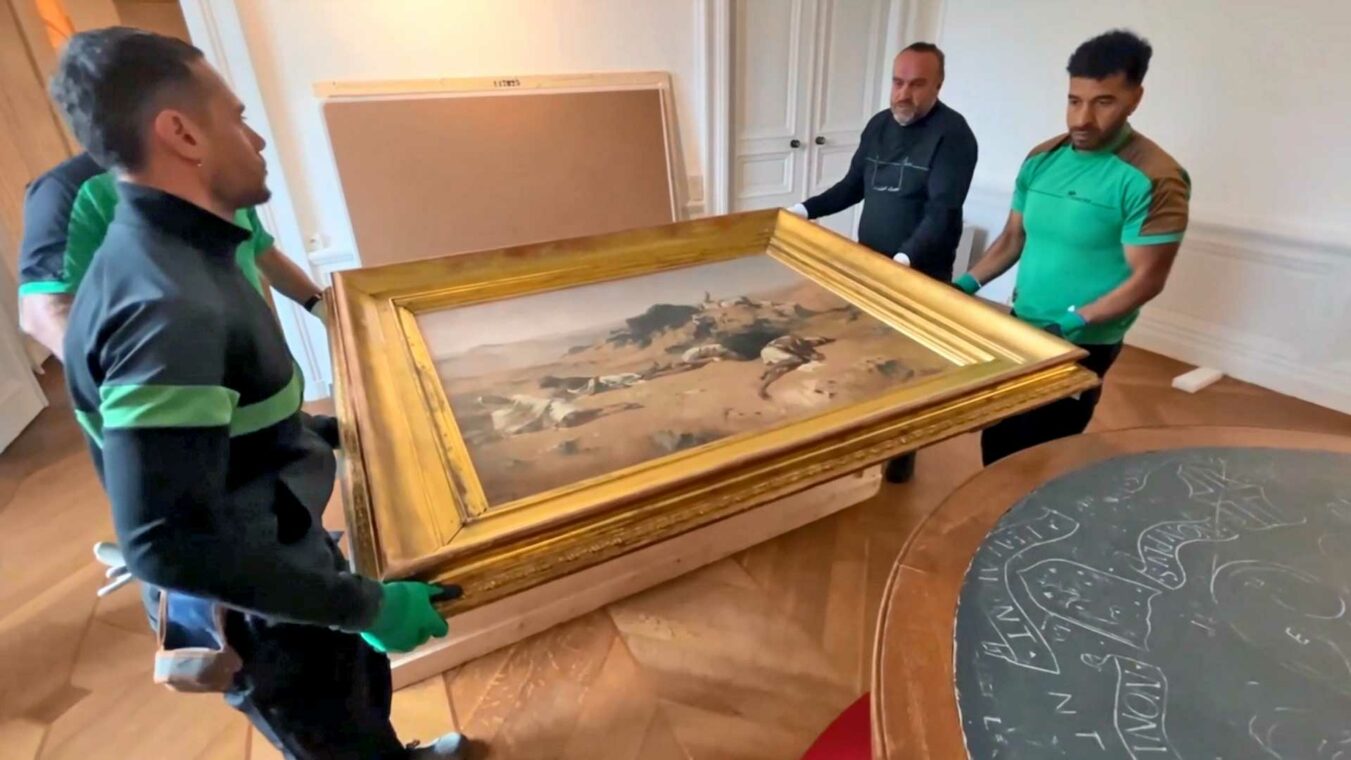 Transport de tableaux entre le musée d'Orsay et Cognac