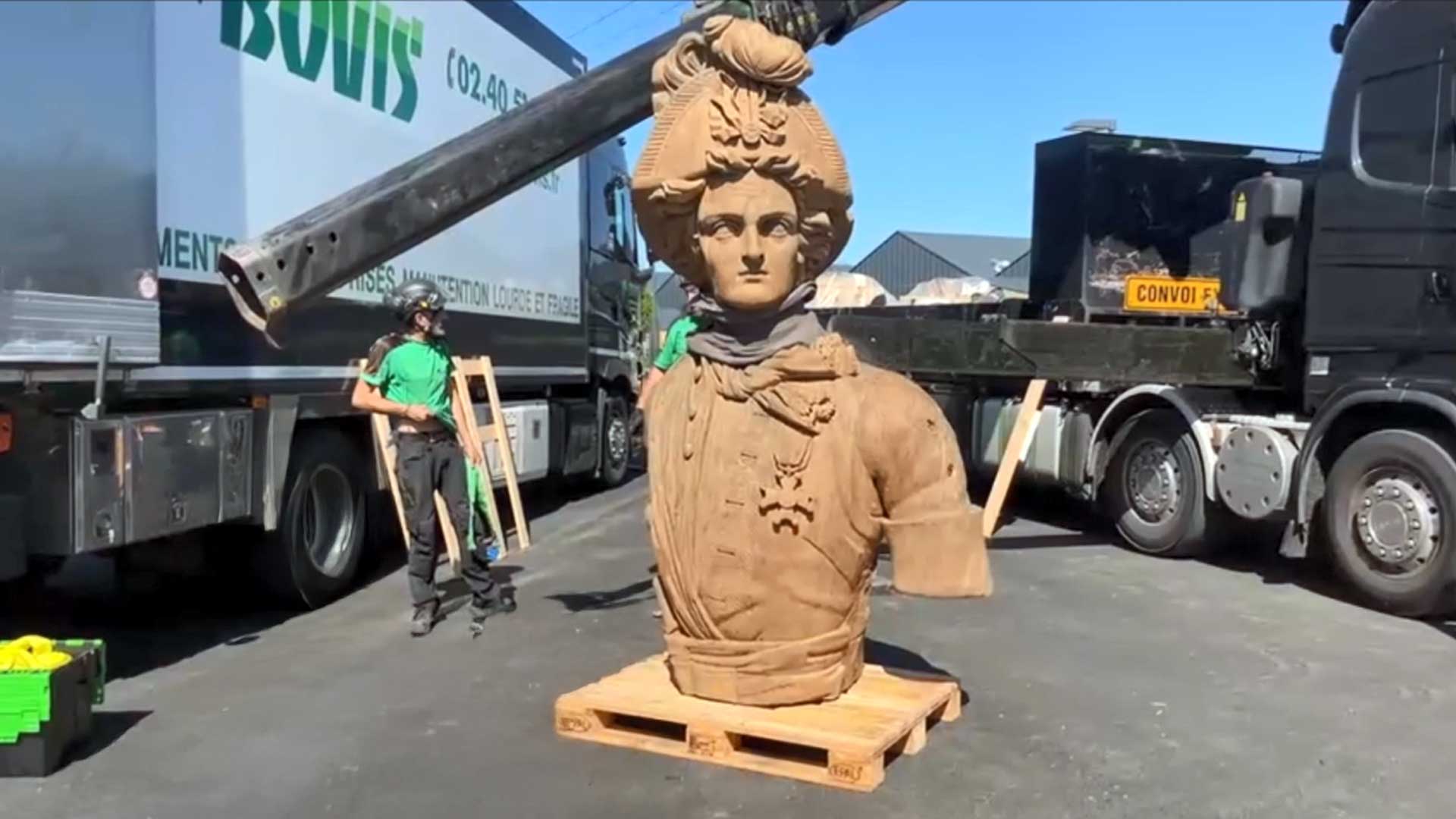 Déménagement d'oeuvres d'art entre Nantes et St Malo