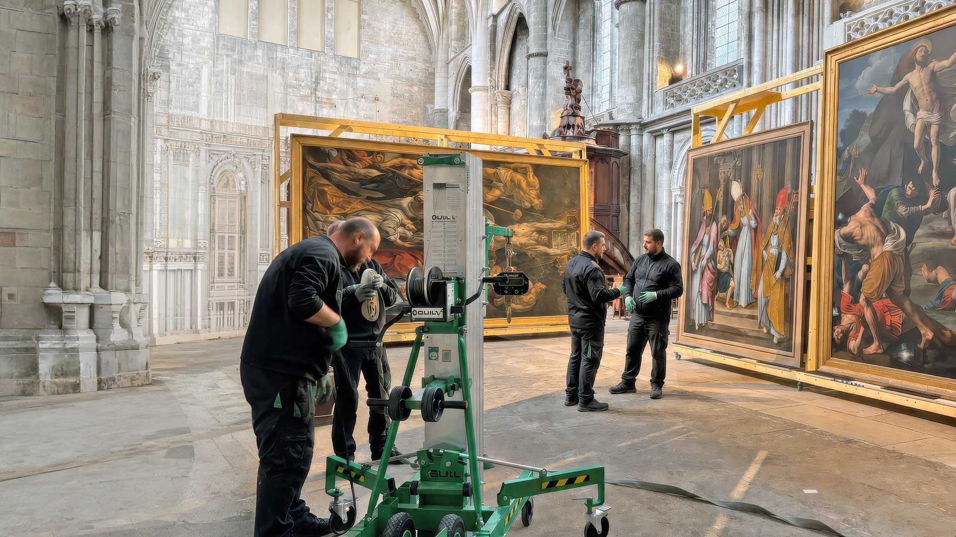Manutention d’œuvres d’art à Bordeaux
